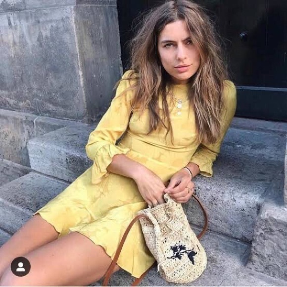 Realisation Par Yellow Mini Dress - Picture 1 of 6